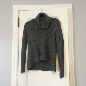 Banana Republic Italian Yarn Merino Wool Turtleneck Pullover Sweater- Gray, Sz S